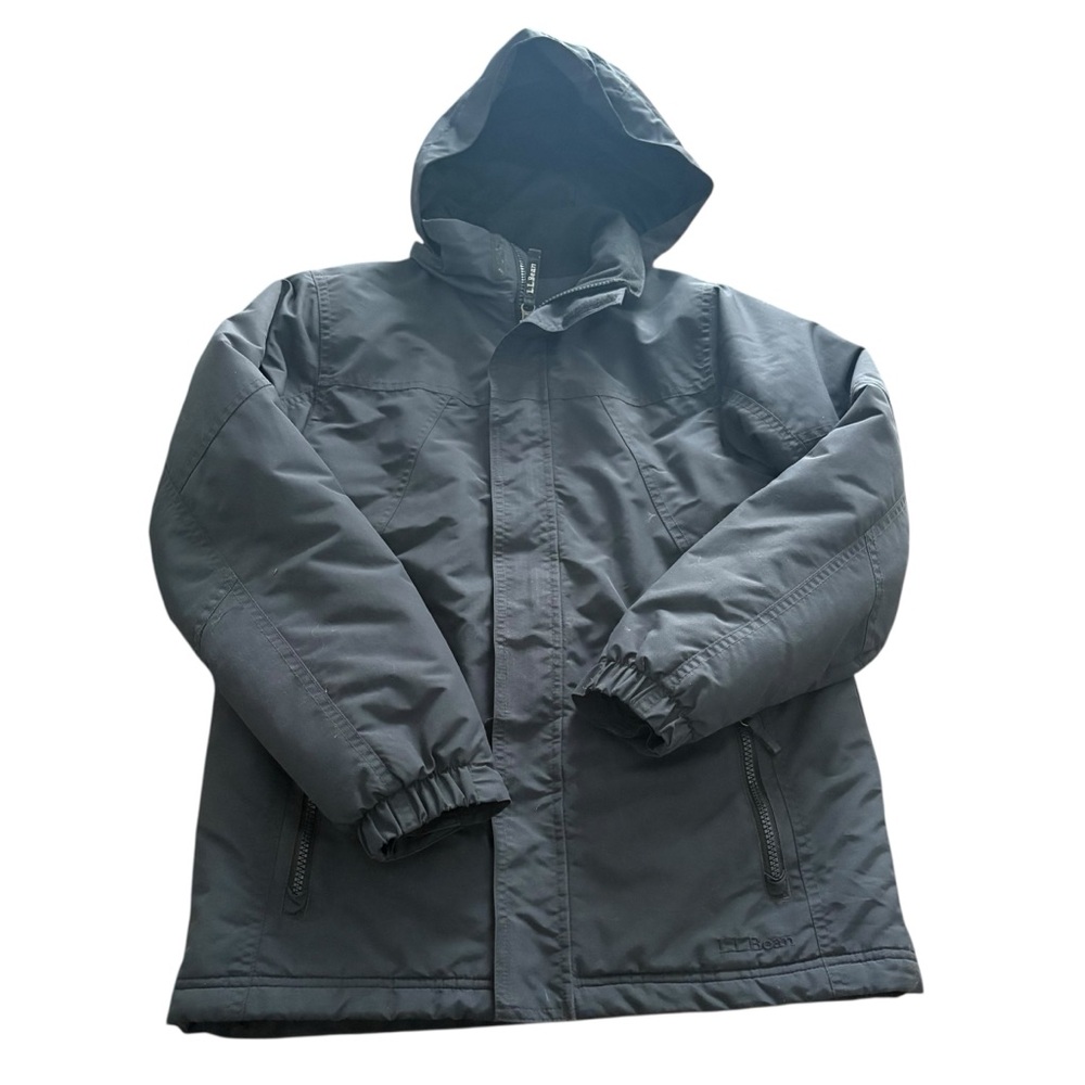 L.L. Bean Kid’s Black Insulated Jacket Size 10-12